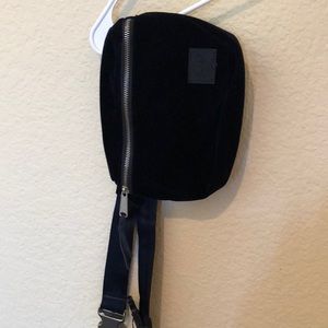 Velvet fanny pack